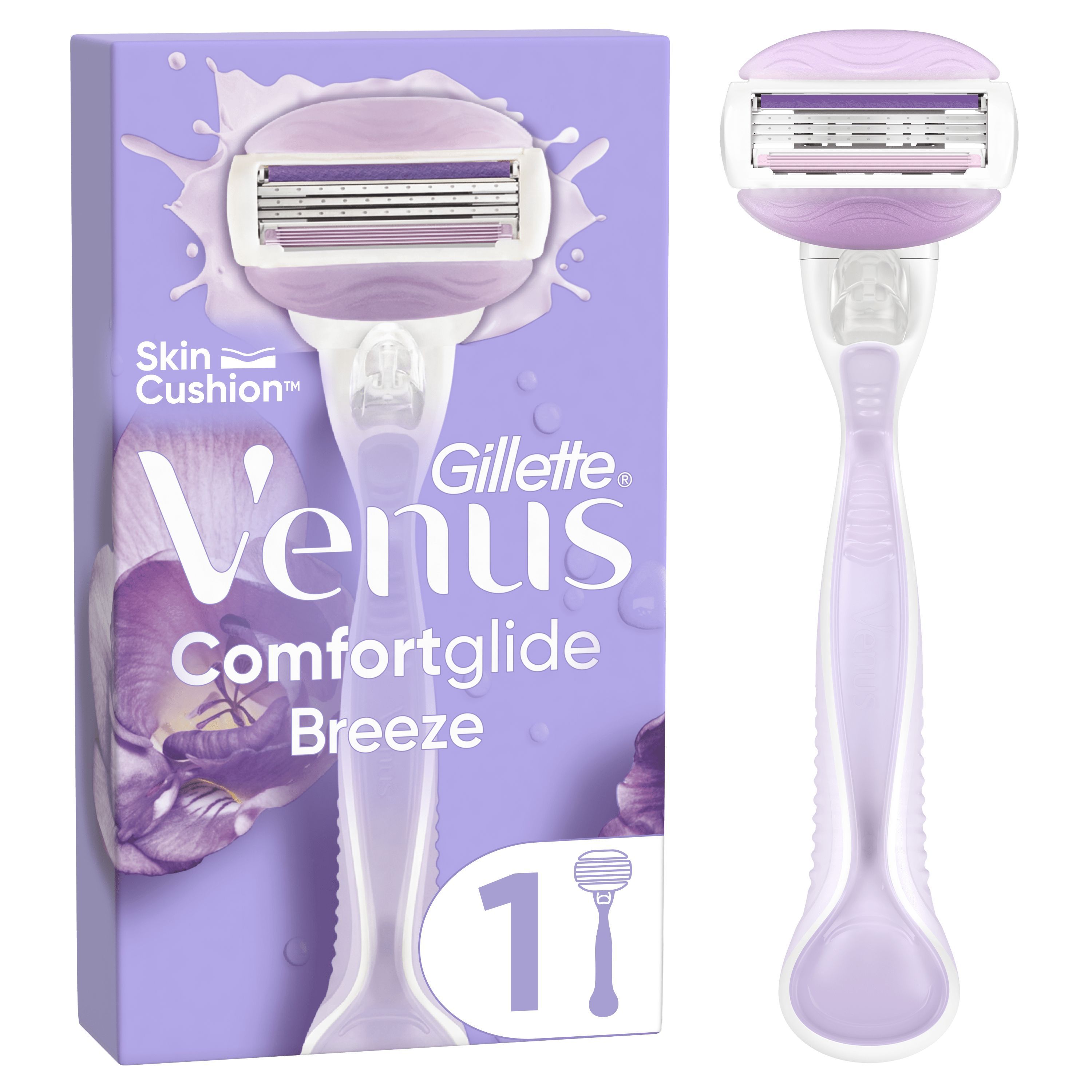 Moteriškas skustuvas „Venus Breeze Plus“ Moteriški skustuvo peiliukai