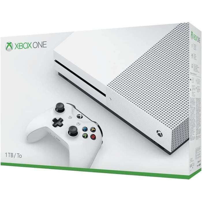 Microsoft Xbox One S 1TB Branco - Recondicionado - Em muito bom estado