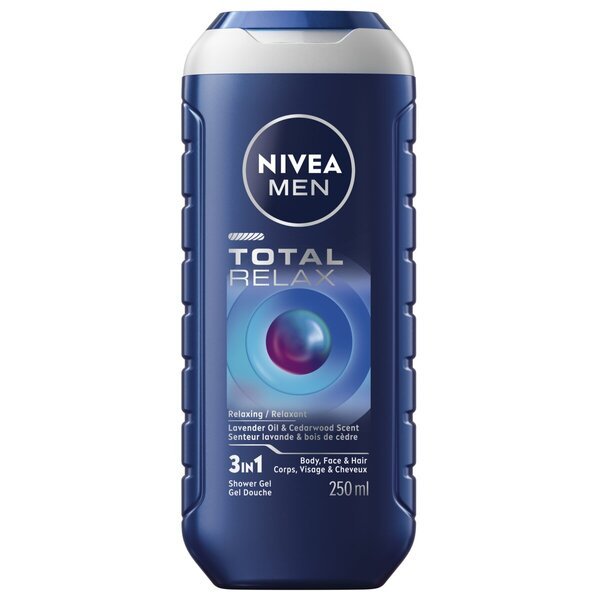 NIVEA Men Total Relax gel za prhanje 3 v 1 250 ml