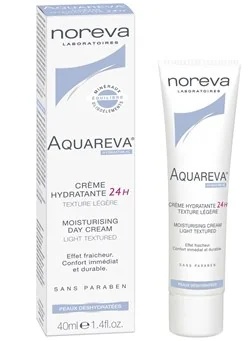 NOREVA Noreva Aquareva Crème hydratante légère 24h pour le visage, pour peaux normales à mixtes 40 ml