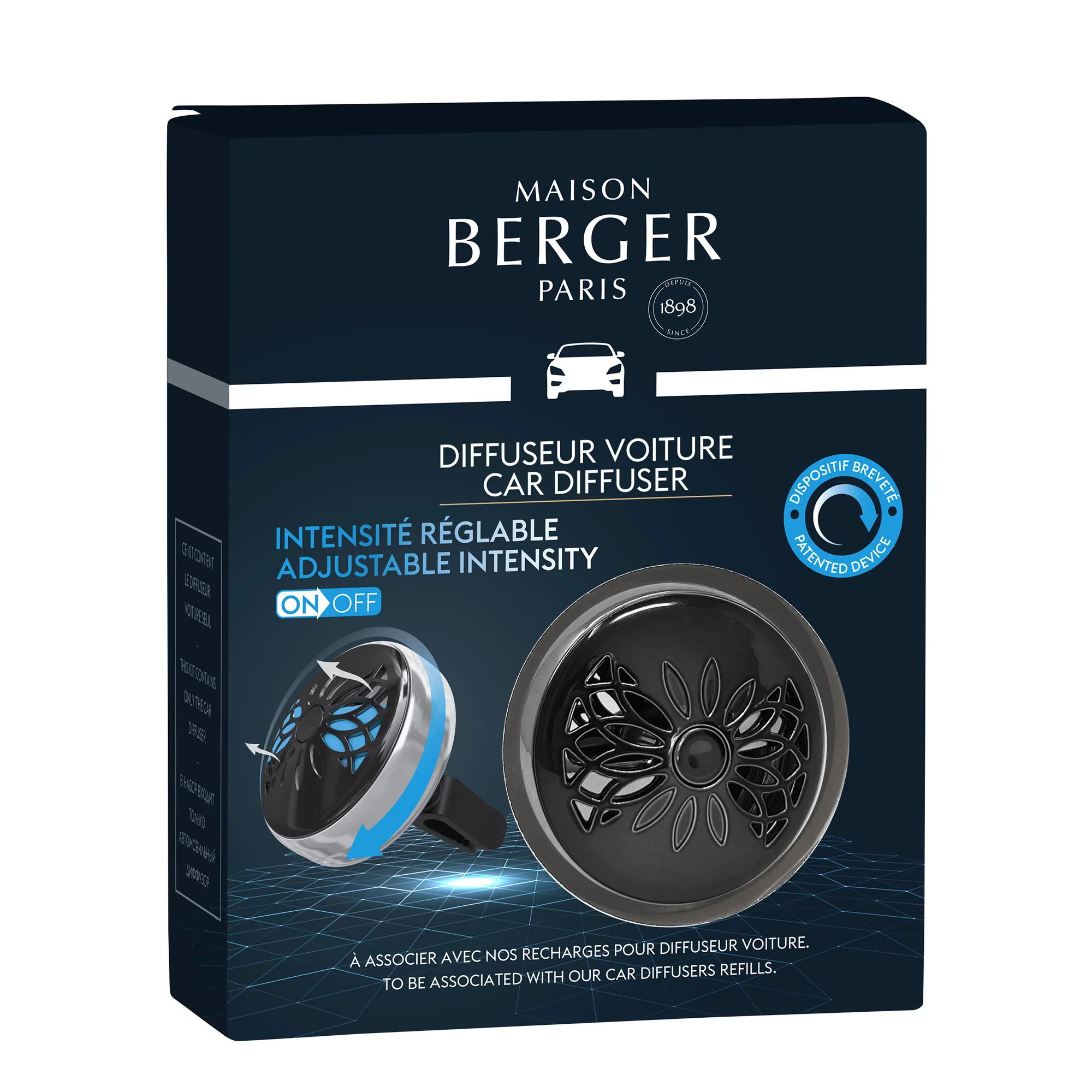 Diffuseur Voiture Diffusore per Auto TECNICA FLOWER regolabile - Profumo per Automobile