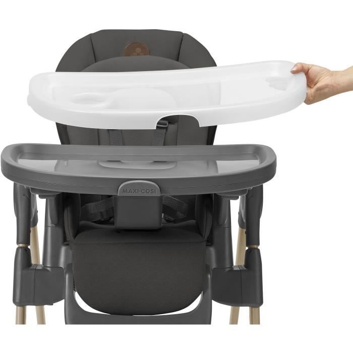 MAXI-COSI Minla Chaise haute évolutive - De la naissance à 6 ans - Beyond Graphite Eco
