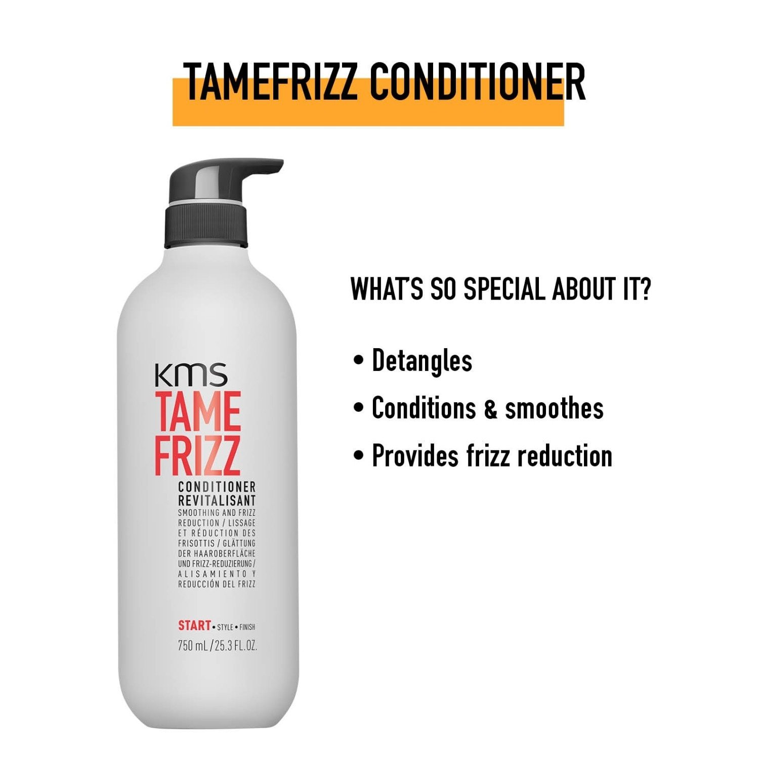 KMS regenerator za ukroćenu kovrčavu kosu - 750 ml