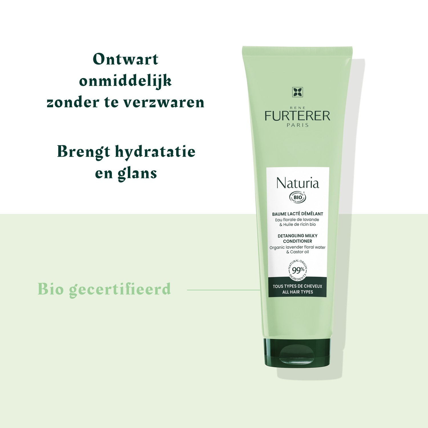 René Furterer Naturia Detangling Milk kondicionieris - 150 ml