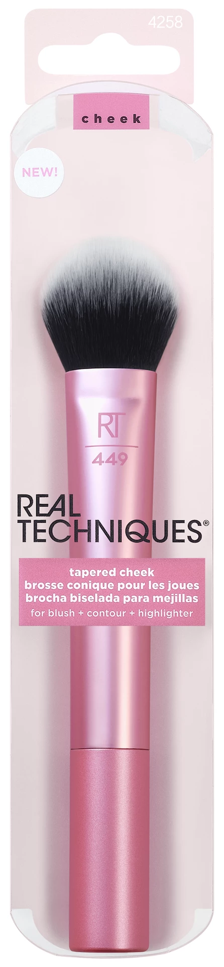 Kúpos Arcbőr Ecset Rózsaszín - Real Techniques