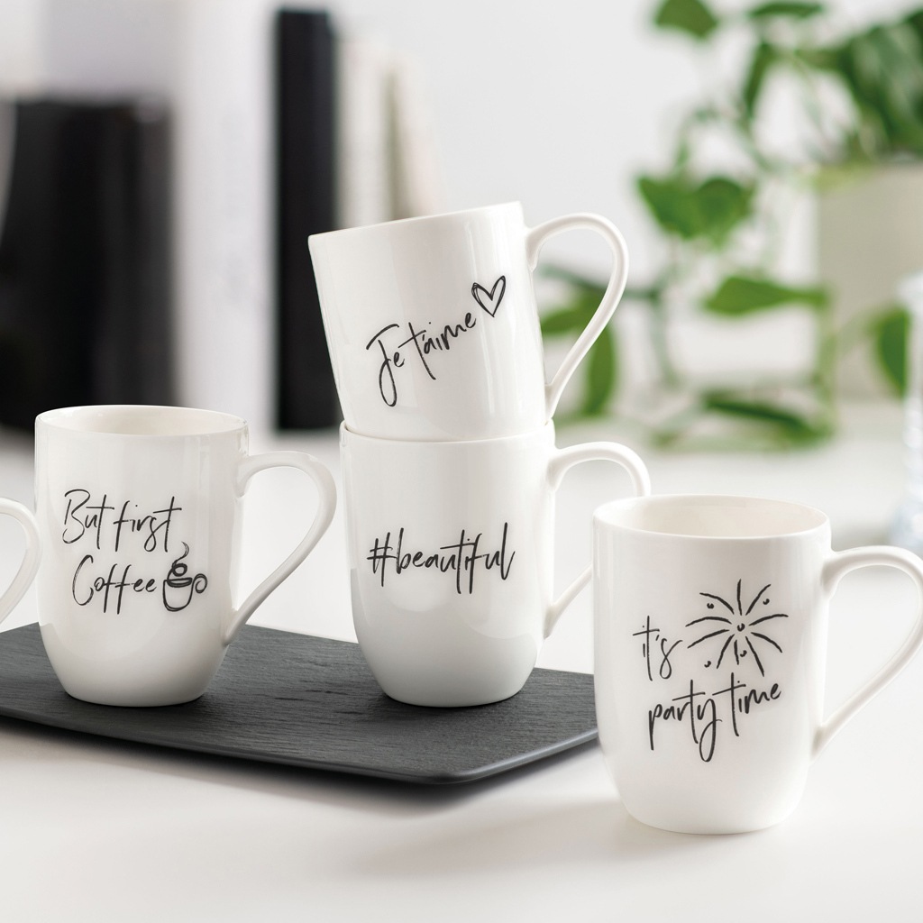 Hrnek Villeroy & Boch s uchem, ale nejdříve kávové prohlášení - 1 kus