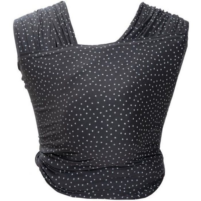 Echarpe de portage Aura - ERGOBABY - Gris foncé étoilé - Naissance - Adulte - Femme