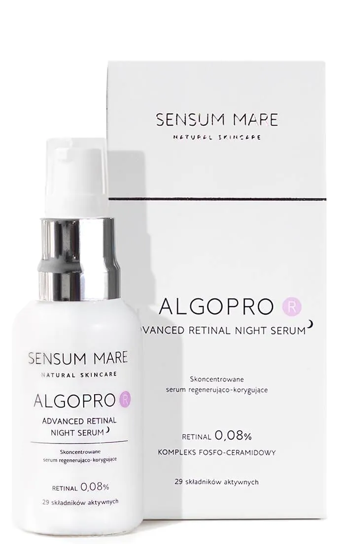 Sensum Mare Algopro R Skoncentrowane serum regenerująco-korygujące z Retinalem 0,08% i Kompleksem fo