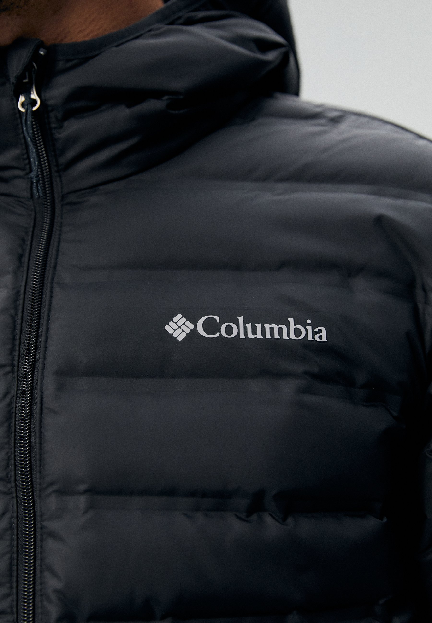 CAMO HEAD PUFFIN JACKET - Péřová bunda - black
