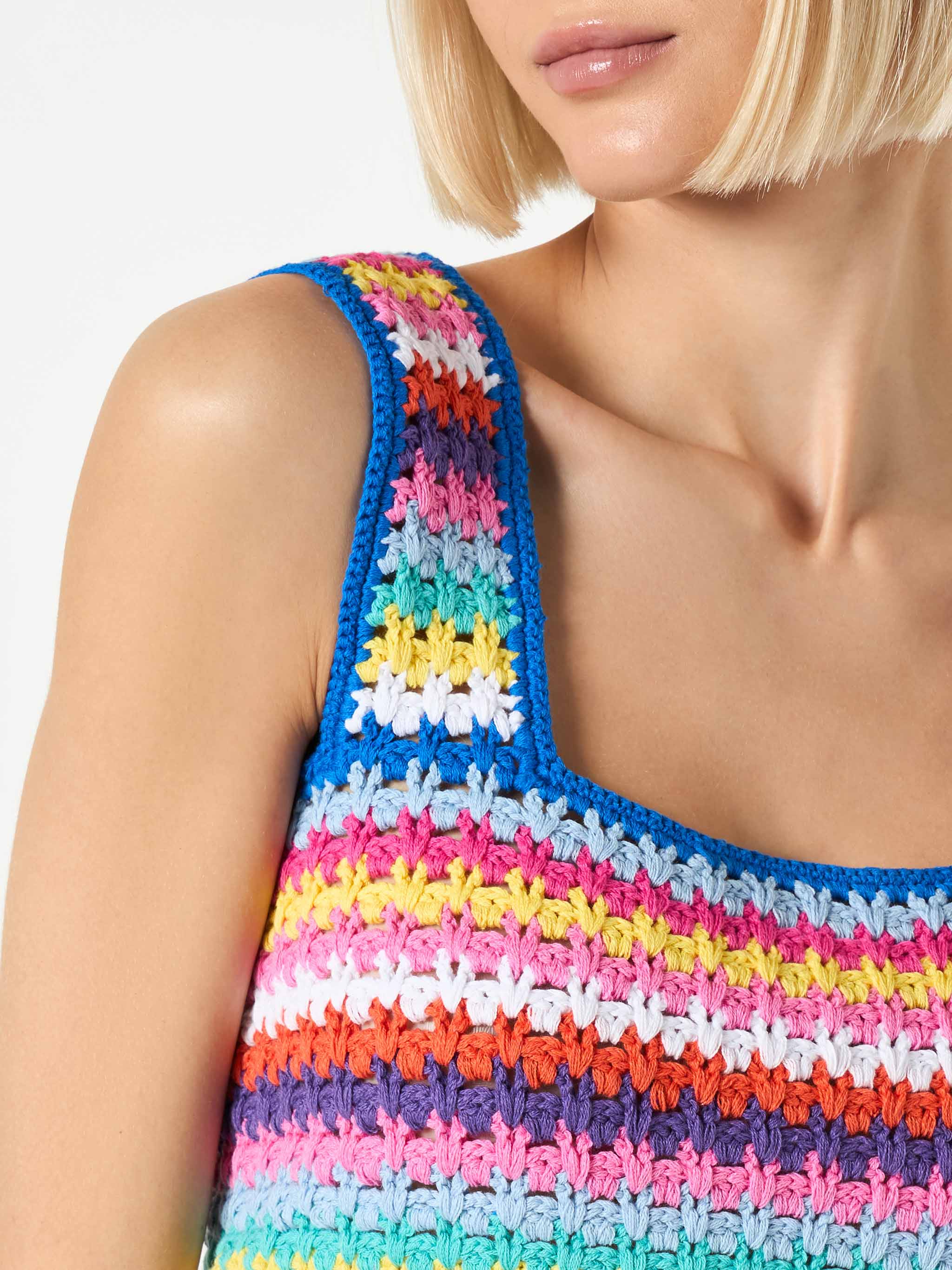 Haut au crochet fait main pour femme