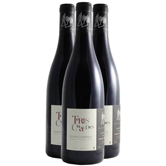 Domaine des Roches Neuves Saumur-Champigny Terres Chaudes 2021 - Vino rosso della Valle della Loira (3x75cl) Biologico