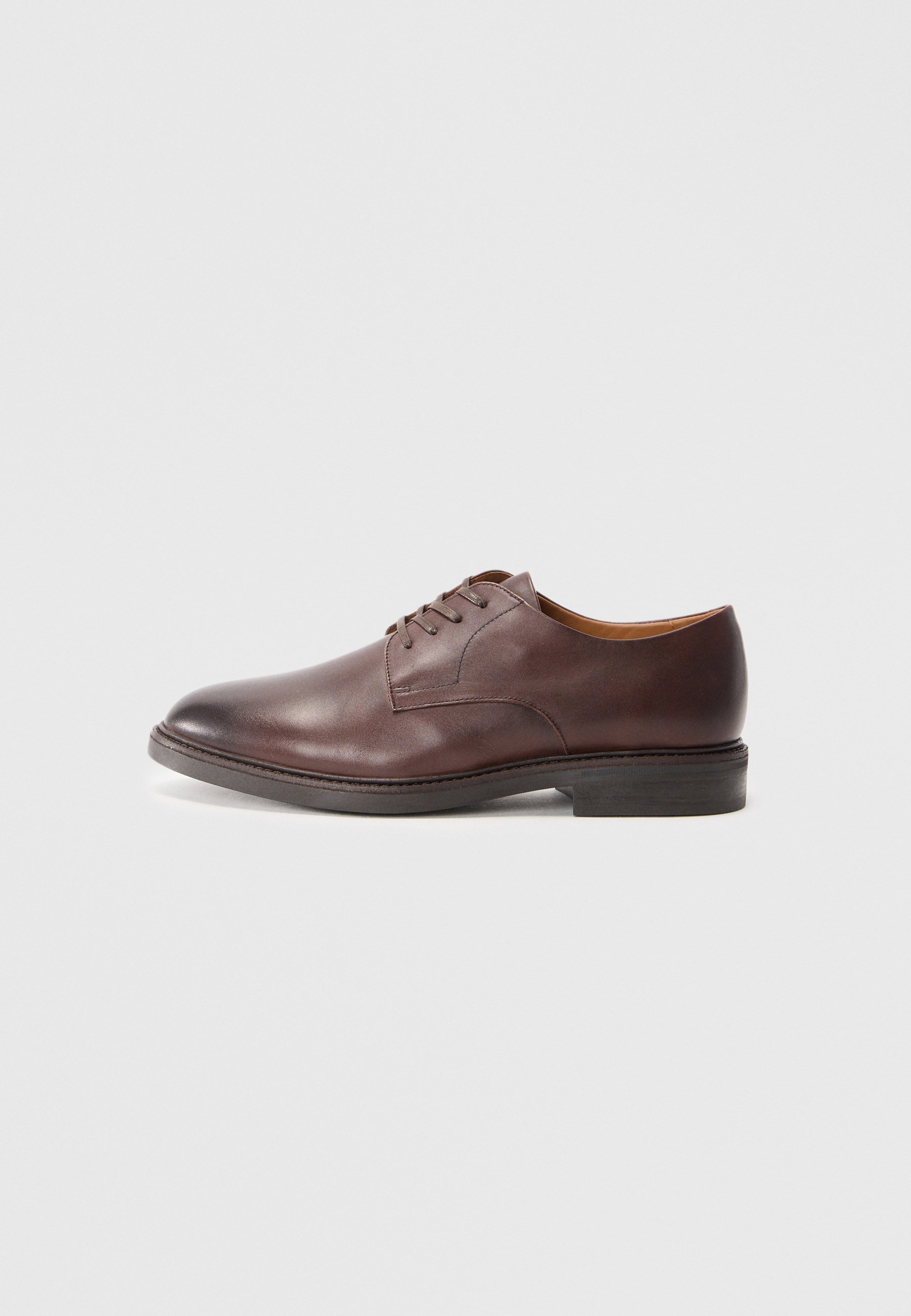Polo Ralph Lauren ASHER DERBY - Chaussures à lacets élégantes - marron foncé