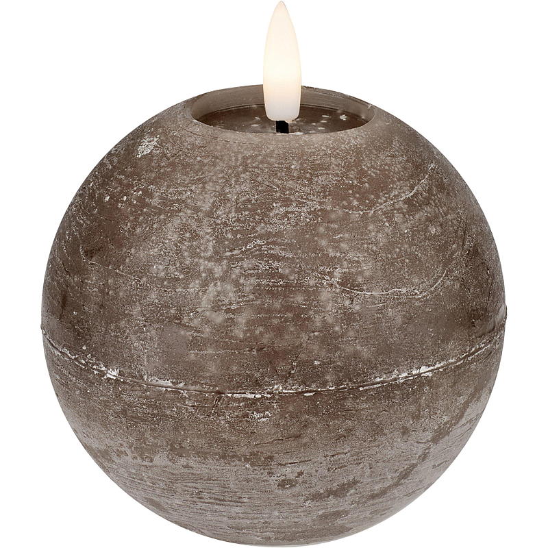 Lampada a sfera Vie Selected 10 cm LED noce rustico