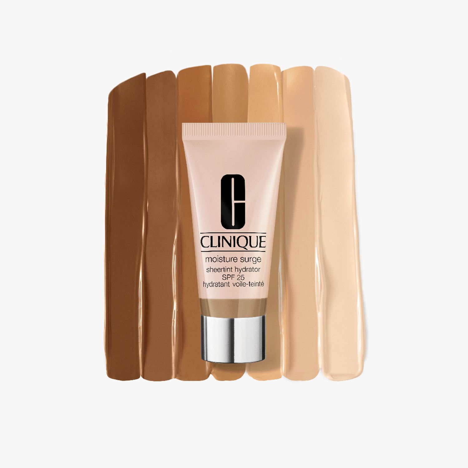 „Moisture Surge“ tonuotas drėkinamasis kremas su SPF 25. Prabangūs drėkikliai ir maitinamosios medžiagos.
