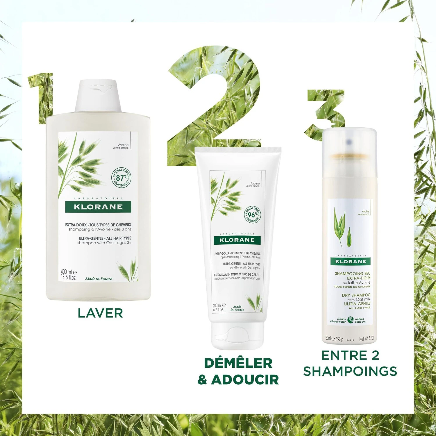Klorane Après-shampoing Extra-doux à l'Avoine