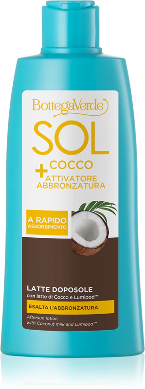 Bottega Verde Sol Cocco Feuchtigkeitsspendende Körpermilch für Bräunung