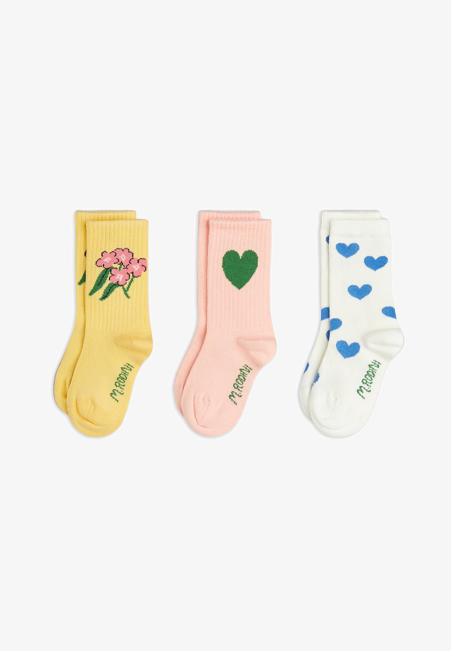 Mini Rodini CALZINI FIORI ALPINI CONFEZIONE DA 3 UNISEX - Calzini - multicolore