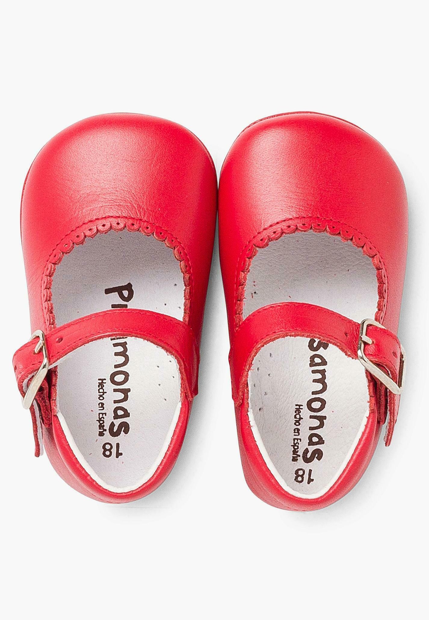 Pisamonas BADANITAS MERCEDITA BUCKLE - Babyschoenen - rood