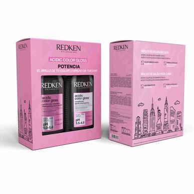Redken Pack Acidic Color Gloss Power Shine Hair Set Prolong Color 1 unidad 1 unidad