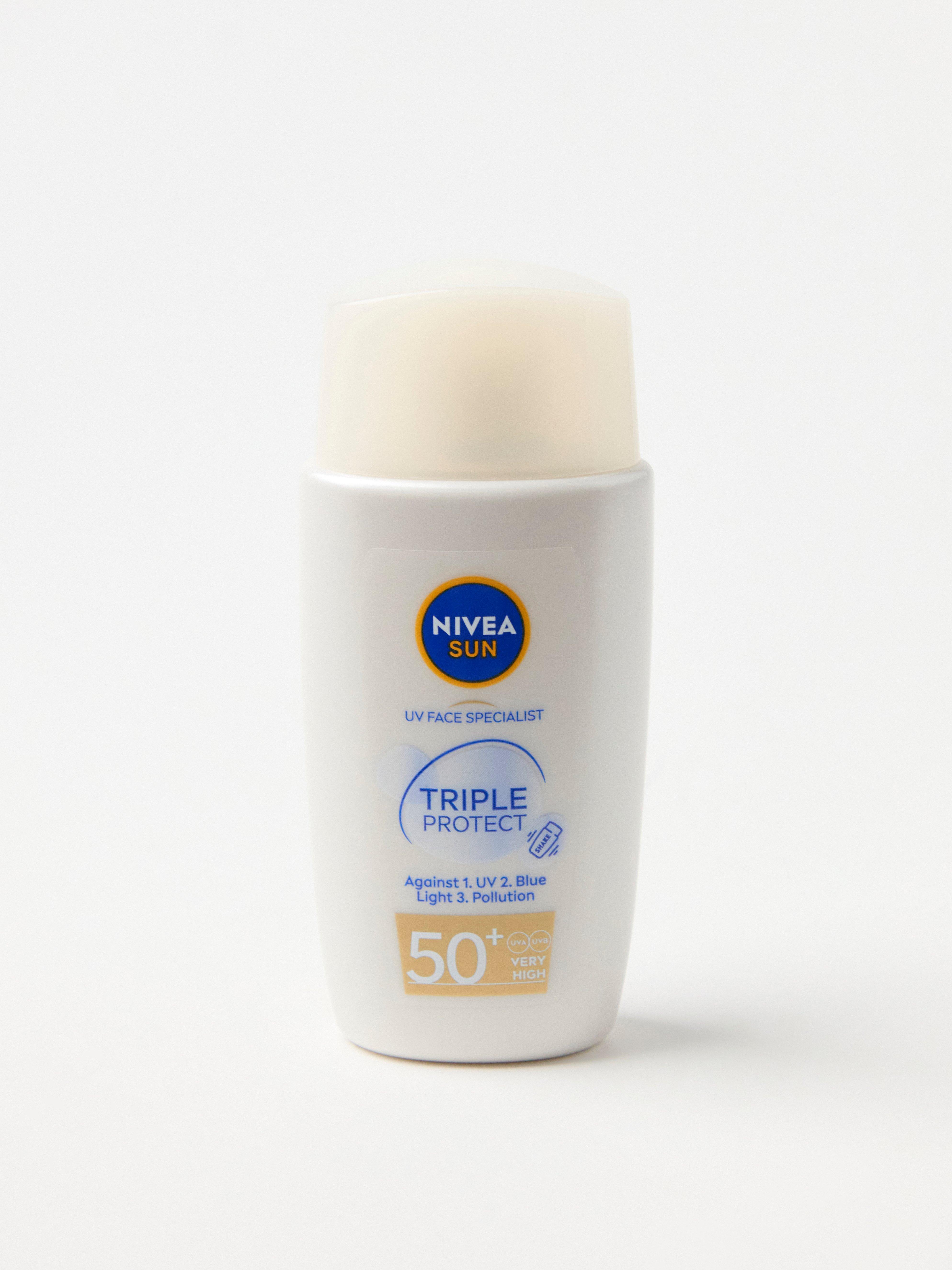 NIVEA UV Face Trippelbeskyttelse SPF50 Ingen farge