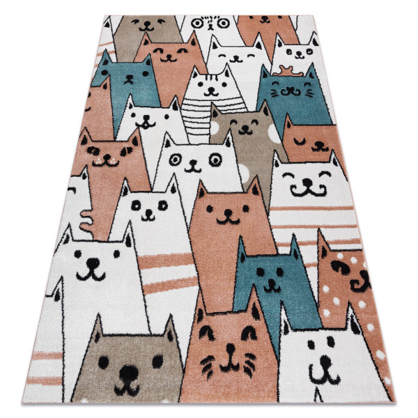 Dywan FUN Gatti dla dzieci, koty, kotki 80x150 cm