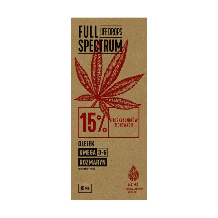 Full Spectrum Olejek Konopny CBD + CBDa 15% 15 ml