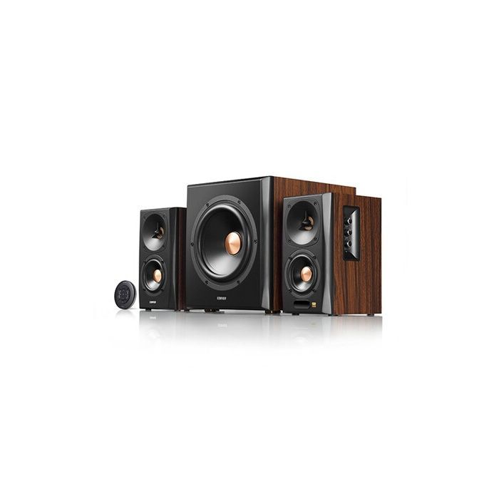 Enceintes Bibliothèque 2.1 - Edifier - S360DB - Bluetooth v4.1 - Caisson de Basse 20,32 cm - Son Sans Fil