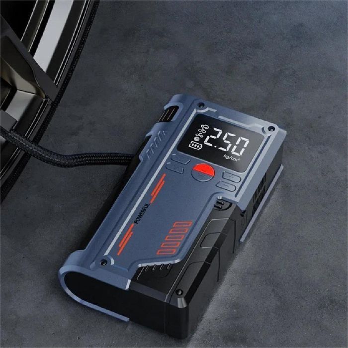 Arrancador de coche de 1000 A, cargador portátil de 20000 mAh, potente arrancador de batería para coche, luz LED.