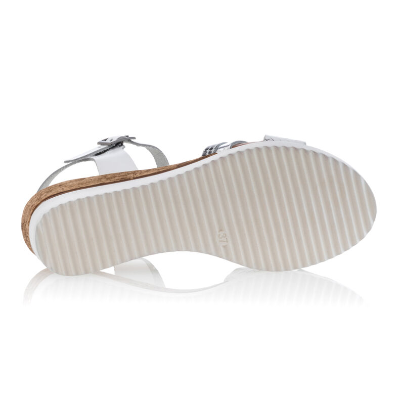Witte damessandalen / open teenschoenen