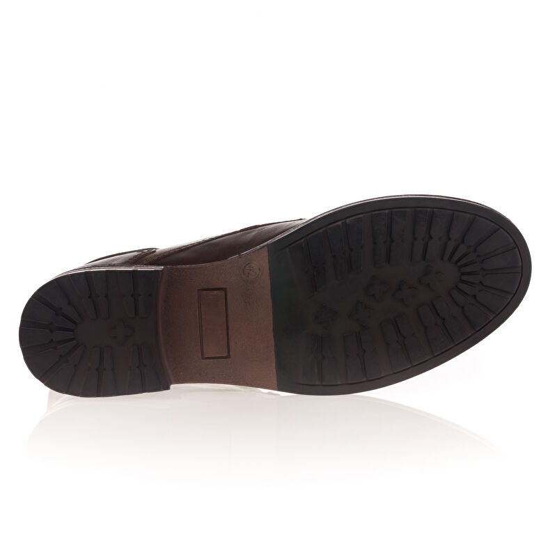 Brązowe buty męskie / botki