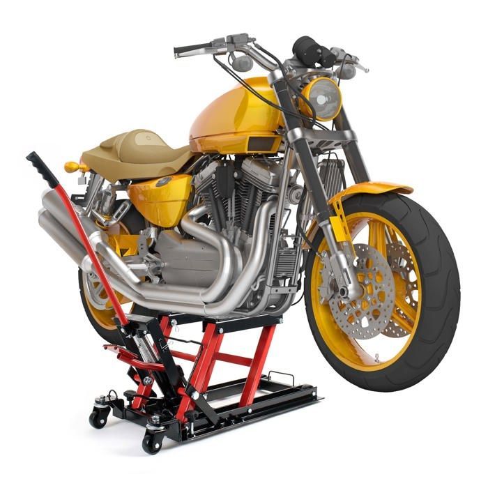 Plataforma elevadora para motocicletas de 680 kg, soporte de montaje para ATV y quads.