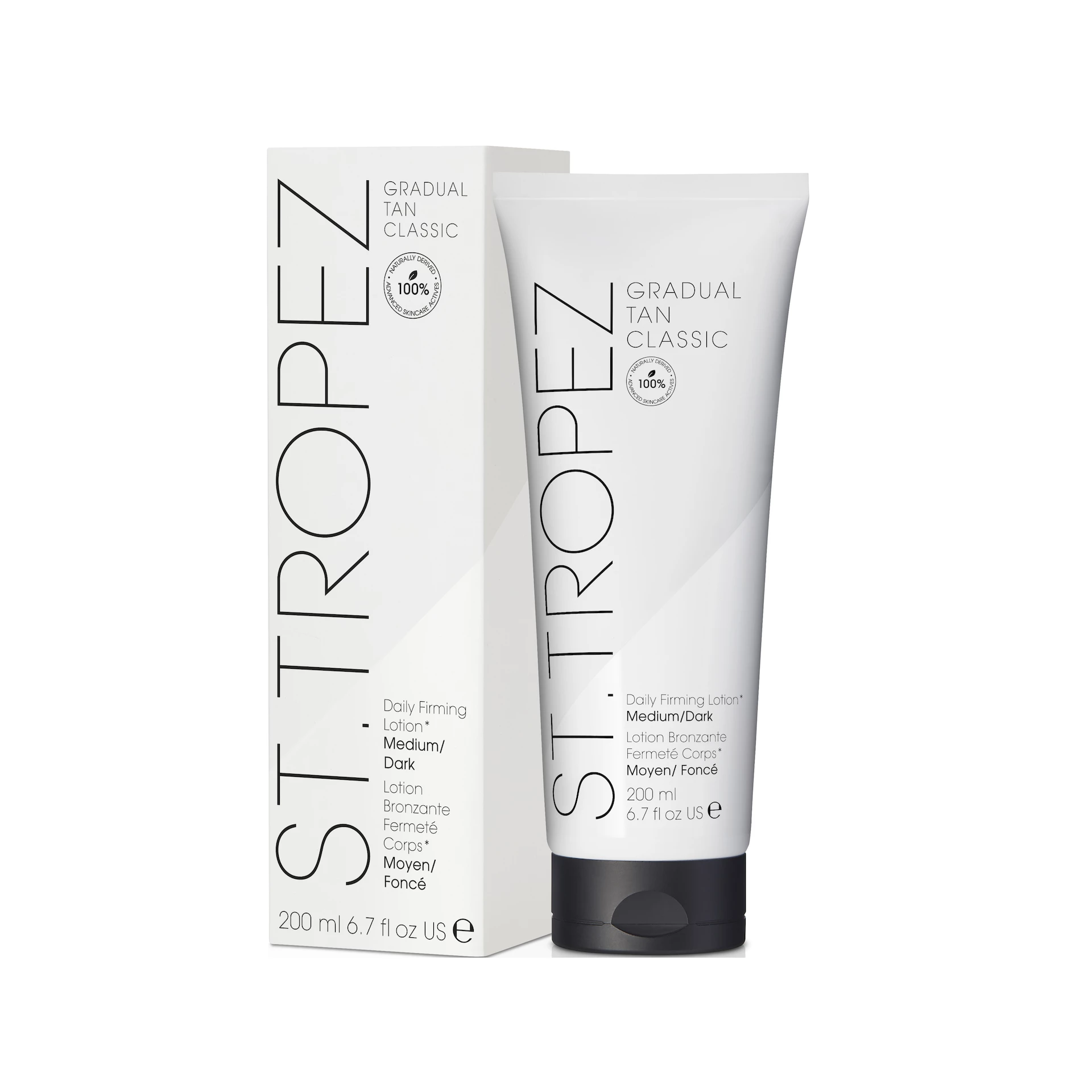Loțiune de ten fermă zilnică Gradual Tan Classic Medium/Închis la culoare 200 ml - St Tropez