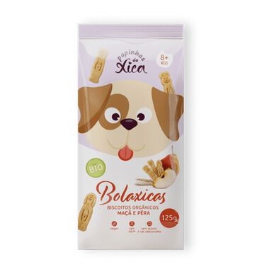 Xica's kūdikių maistas obuolių ir kriaušių sausainiai 8M 125 g 125 g