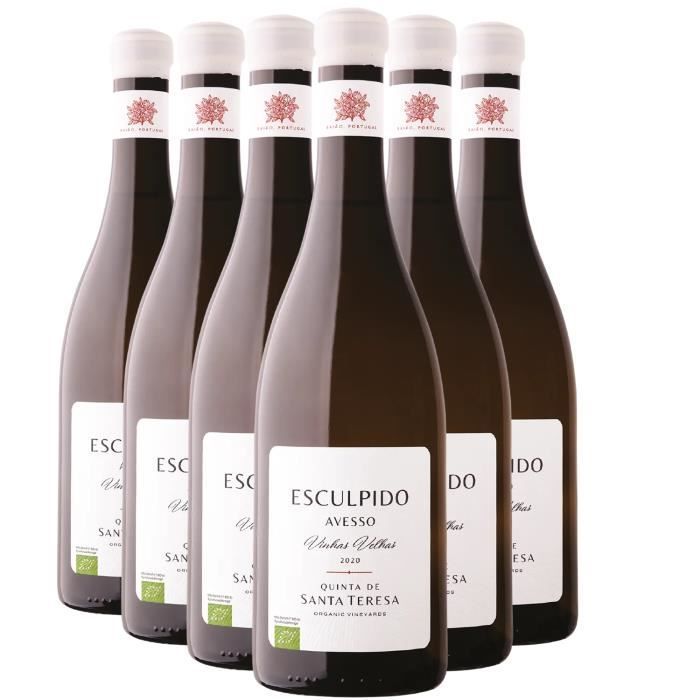 Vinho Verde Avesso Esculpido Vinhas Velhas Blanc 2021 - Orgánico - Lote de 6 x 75cl - Quinta Santa Teresa - Vino DOC Blanc - Origen