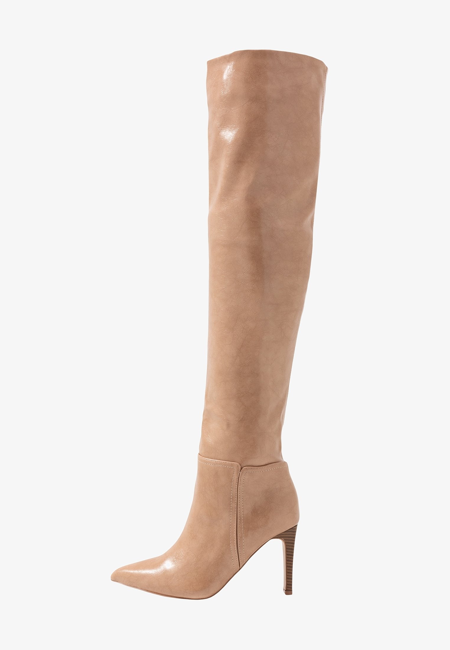 Wallis Buty na wysokim obcasie - nude