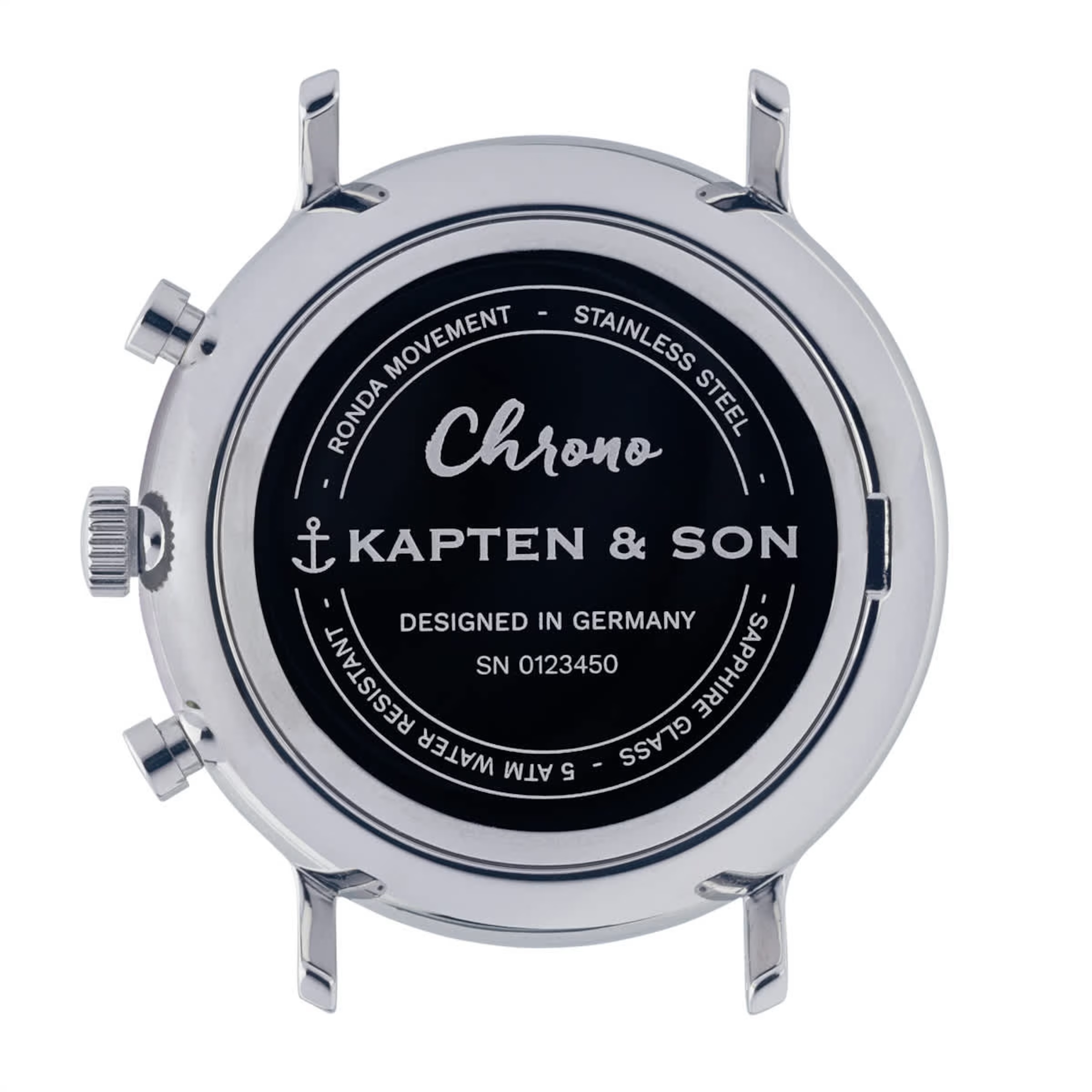 Acier argenté chrono