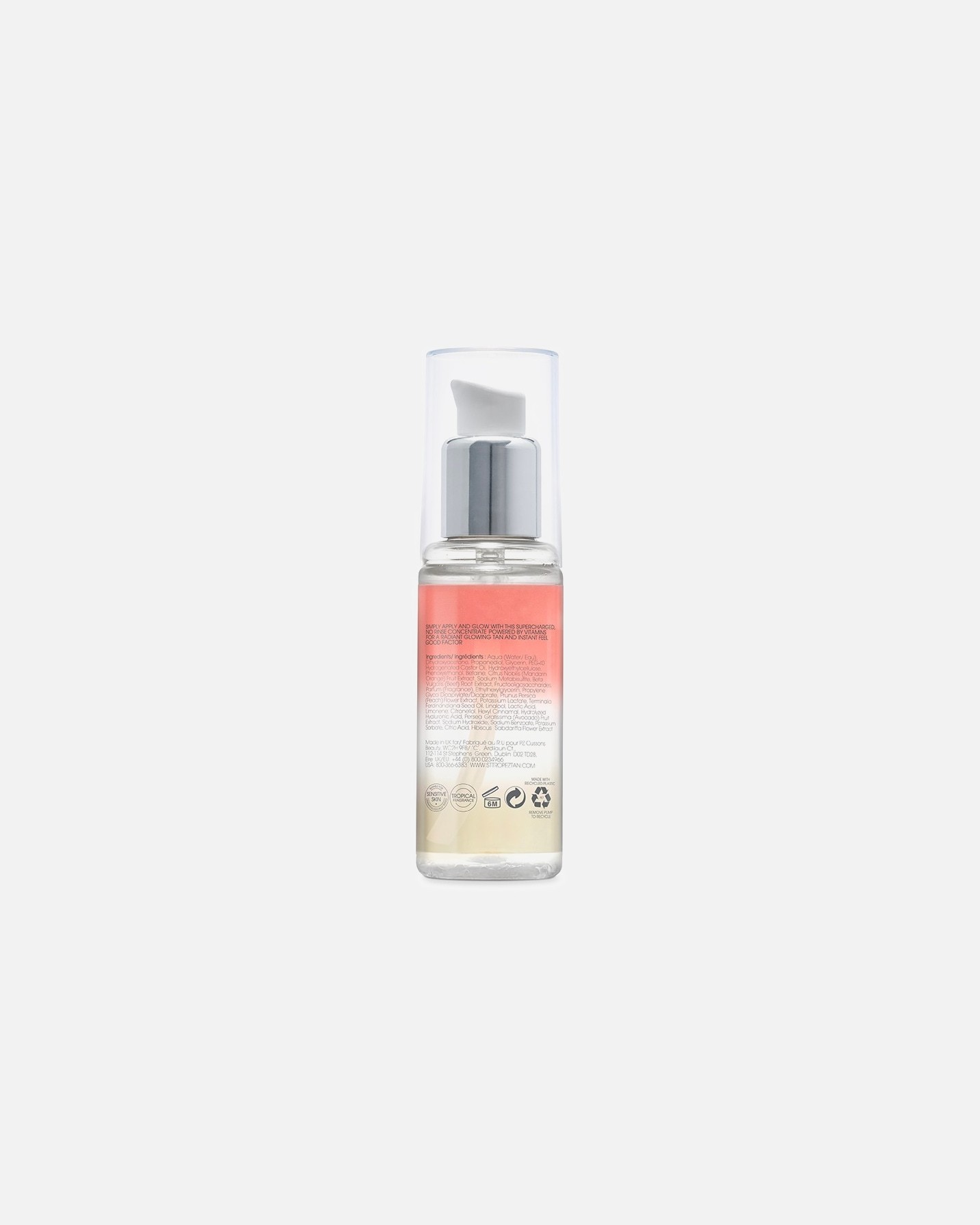 „St. Tropez“ savaiminio įdegio serumas su valomaisiais vitaminais ir bronziniu efektu veidui – 50 ml