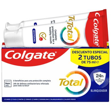 Colgate Pack Total Whitening -hammastahna 2 x 75 ml 2 x 75 ml