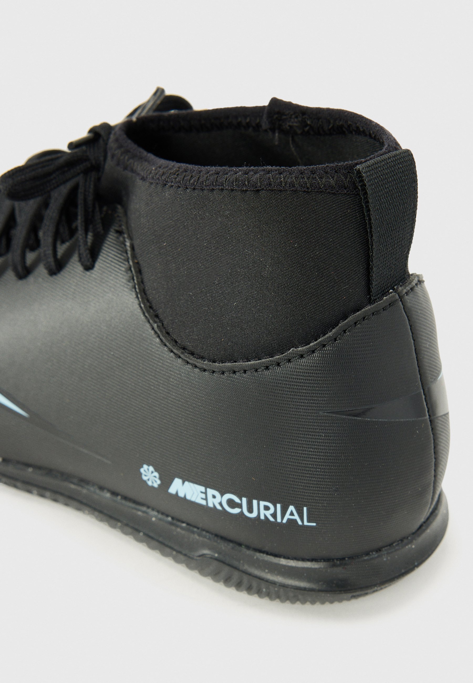 Nike Performance 10 CLUB UNISEX - Zaalvoetbalschoenen - zwart/ijsblauw