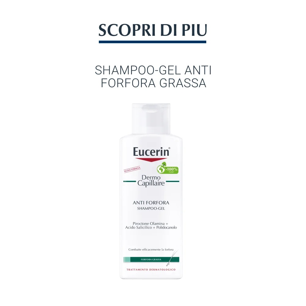 EUCERIN Eucerin DermoCapillaire kõõmavastane kreemšampoon 250 ml kuiva kõõma vastu