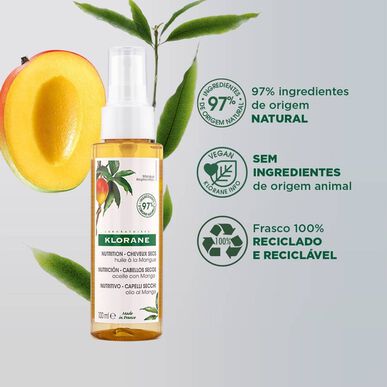 Klorane Mango Nutriční olej pro suché vlasy 125ml