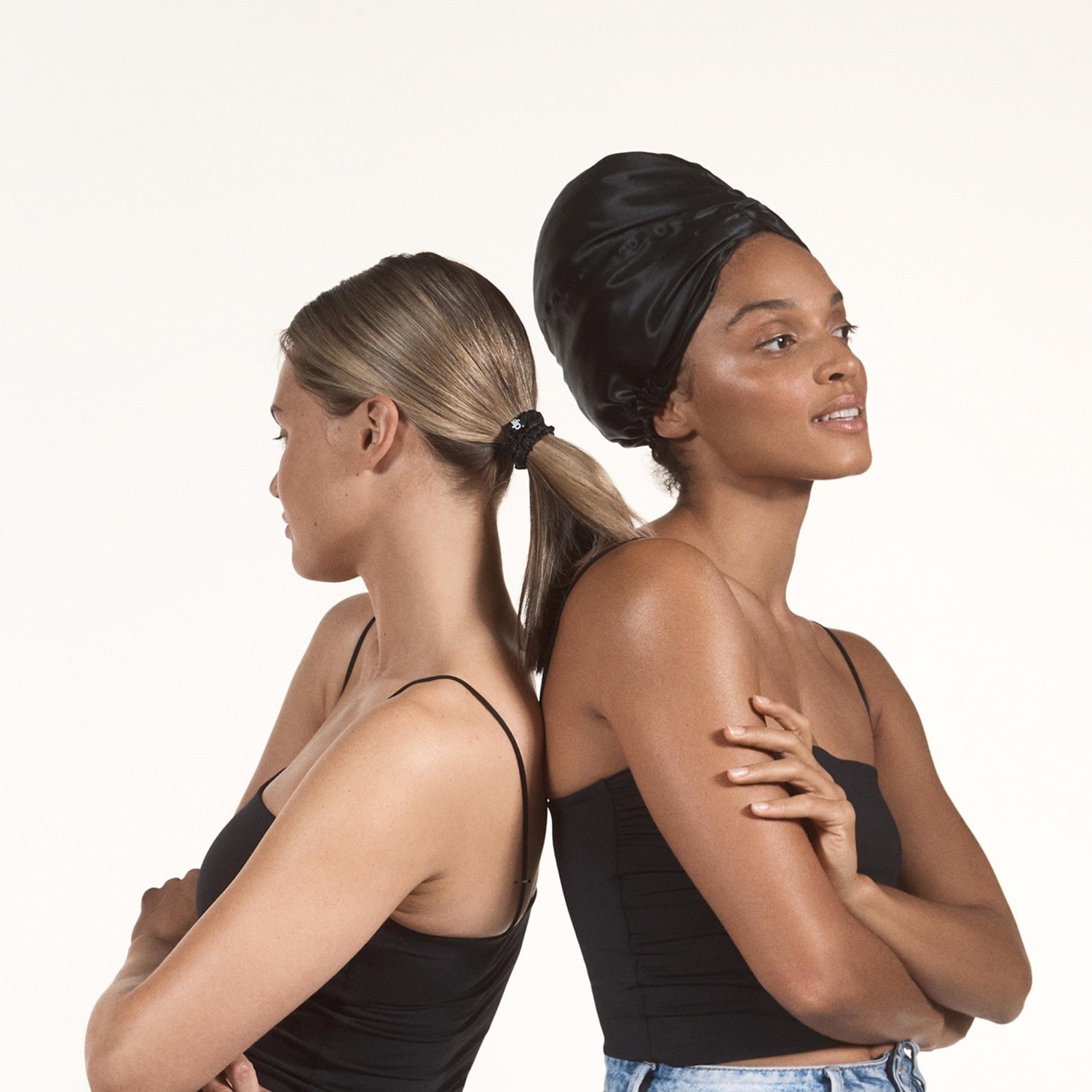 Slip turban pure soie