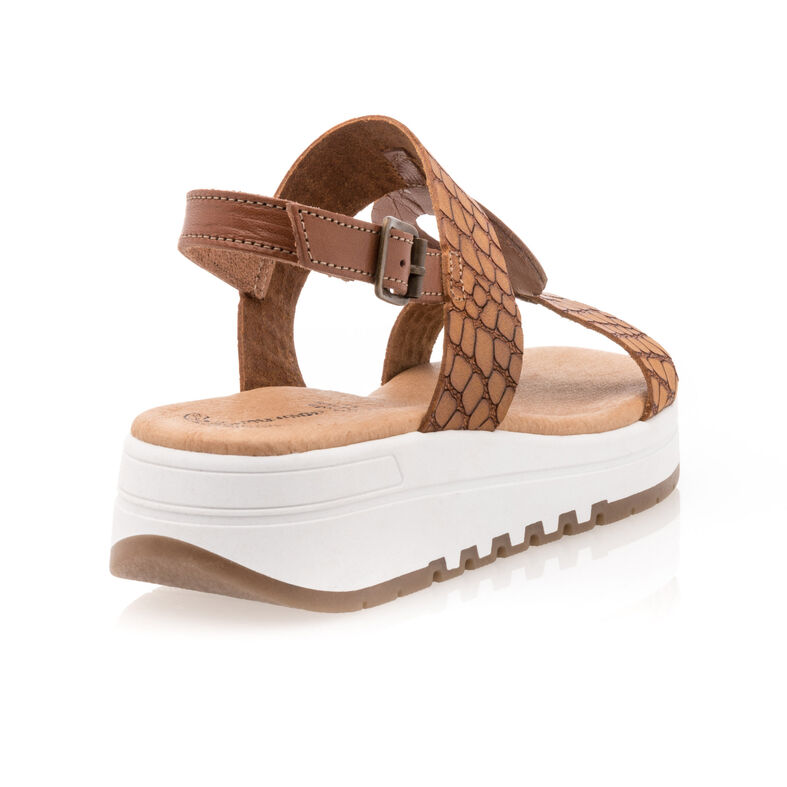 Brune sandaler / sko med åben tå til kvinder