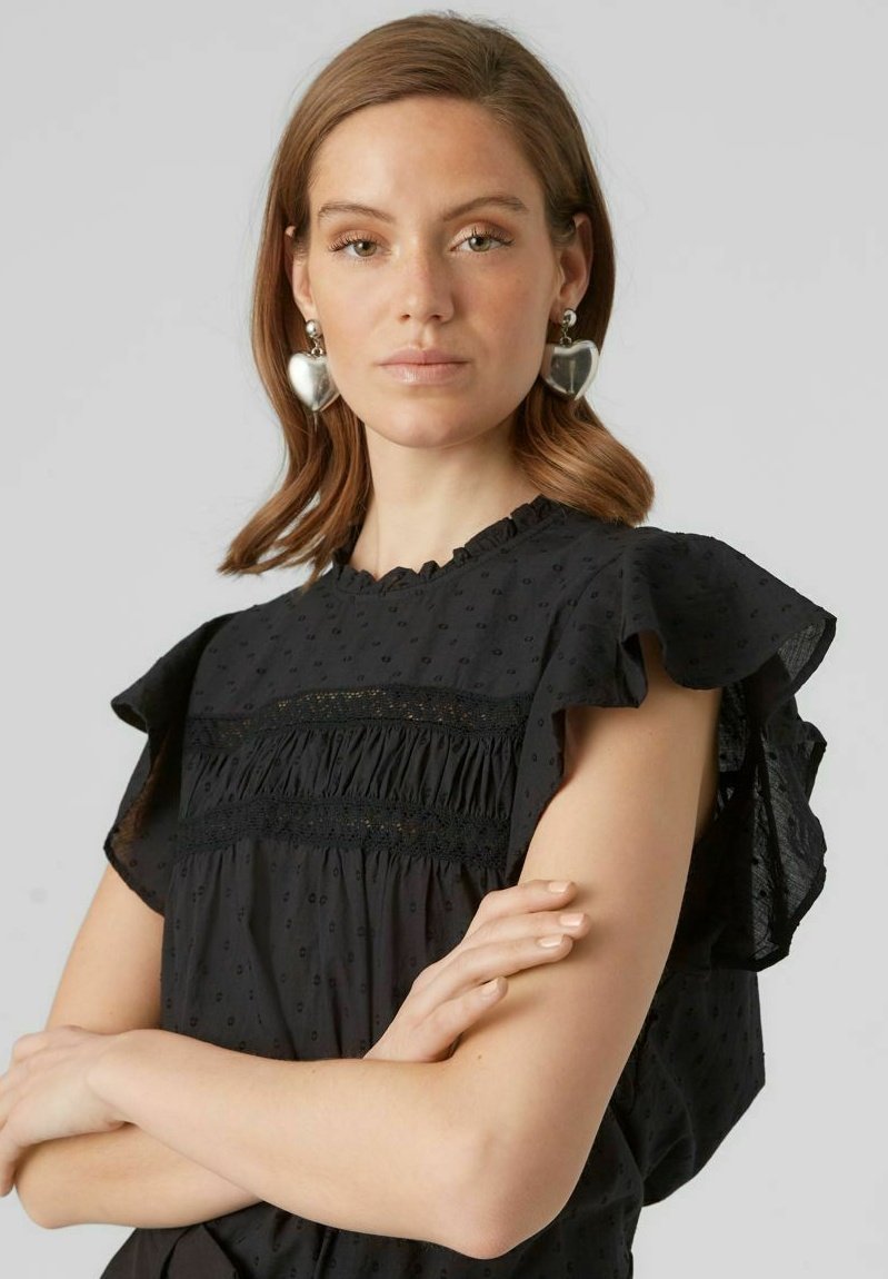 Vero Moda VMTRINE - Blouse - zwart