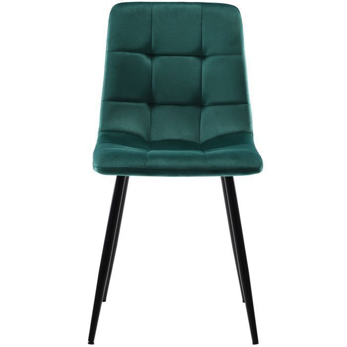Set da pranzo (5 pezzi) con 4 sedie e tavolo da cucina con diametro di 100 cm.