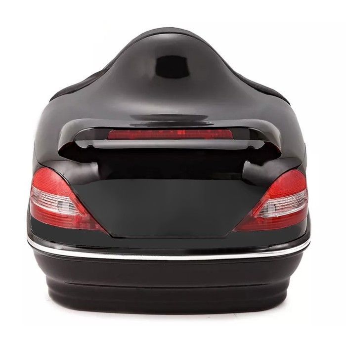 Maleta superior - Honda Shadow VT 1100 C2/C3 Aero - 30 L - Negro mate - ABS resistente