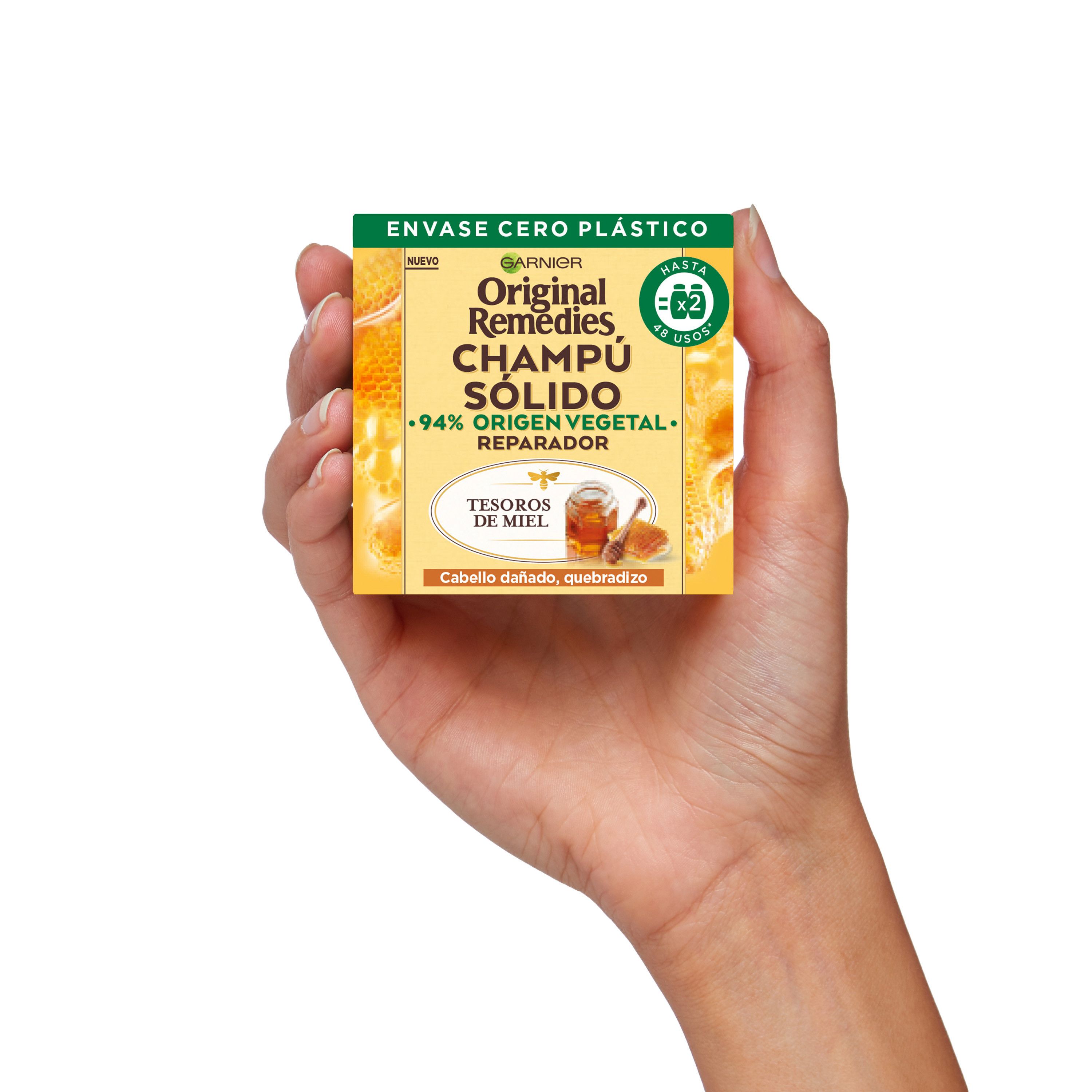 Tuhý šampón Original Remedies Honey Treasures Tuhé šampóny