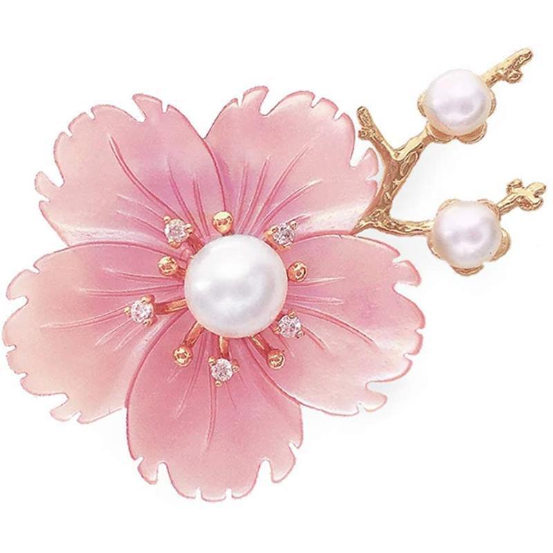 Brooches and Pins for Women with Crystal,Flower Lapel Pin Blossom Brooch Jewelry Gifts