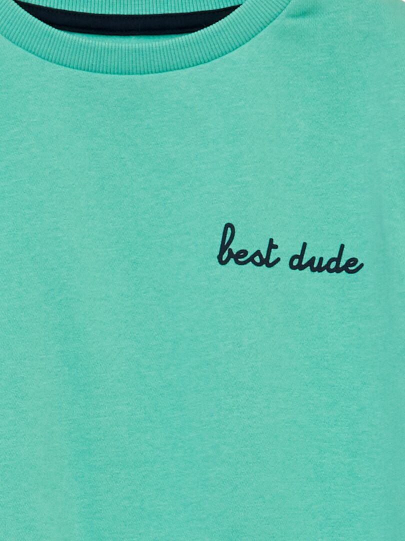 Fleece trui - GROEN