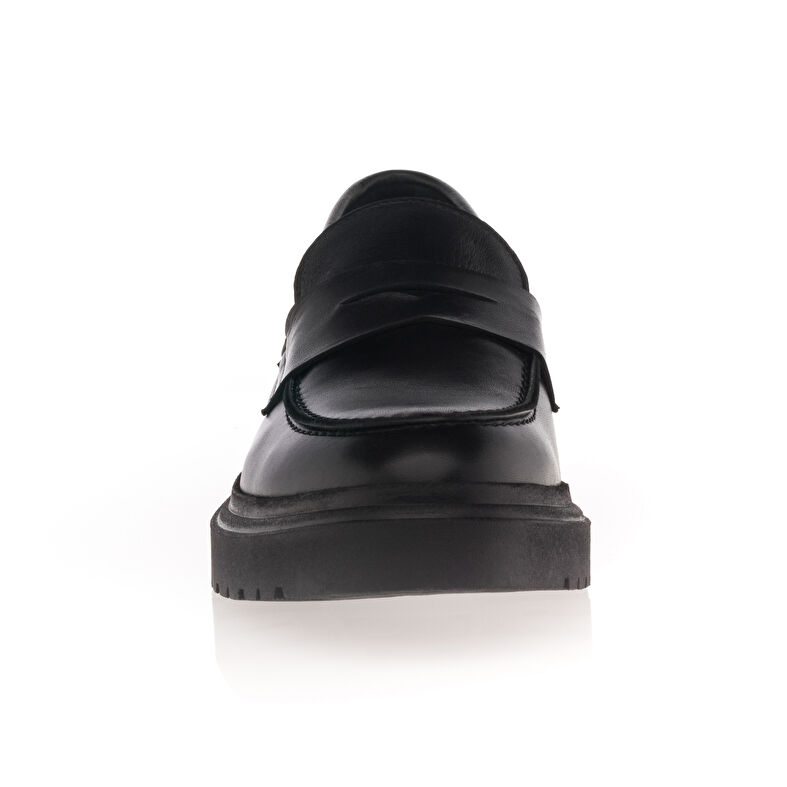  Svarta loafers/båtskor för män